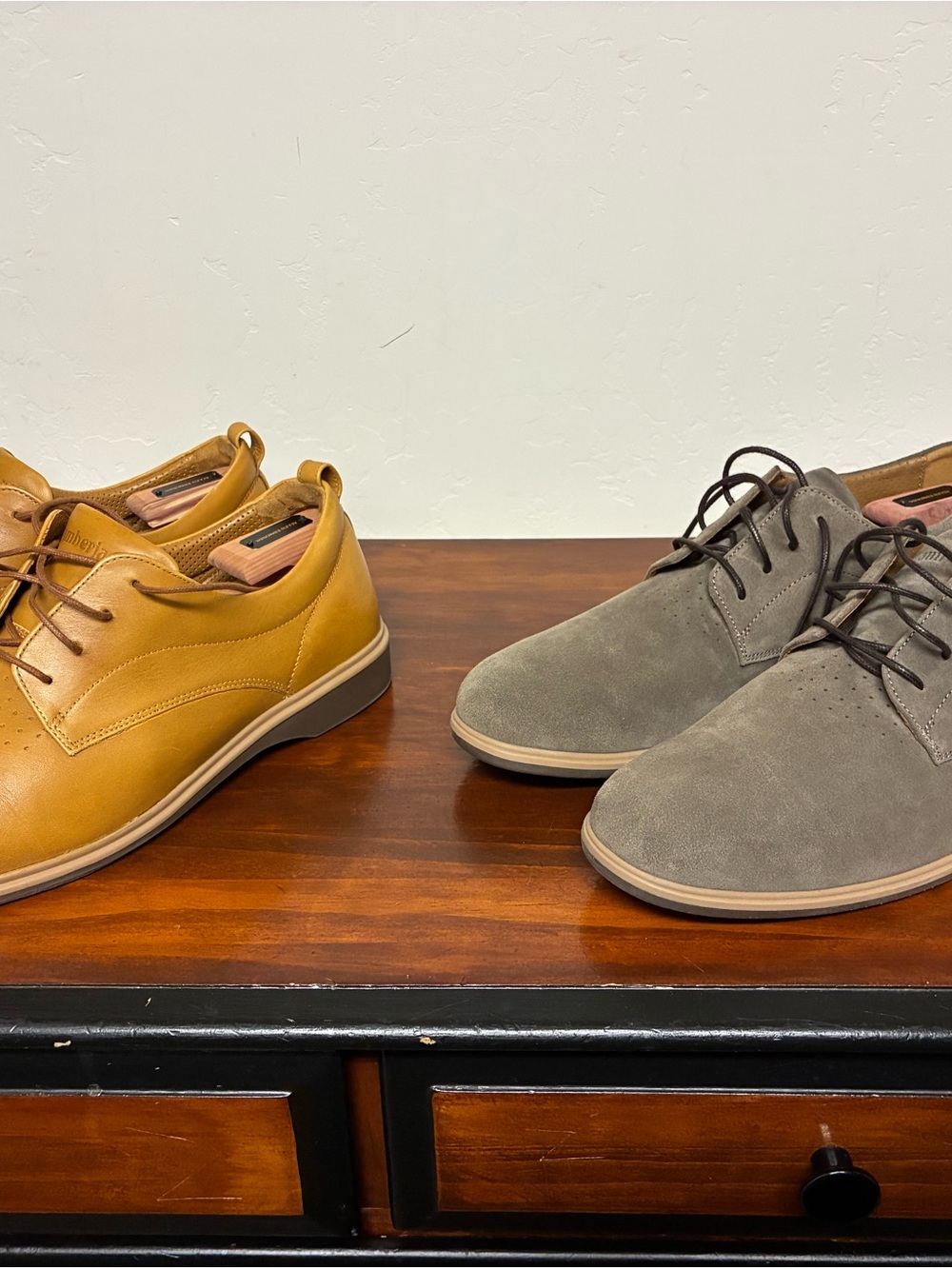 Amberjack Original - X2 Pairs - Honey And Slate - Men’s 13 - Dress Shoes w/belt
